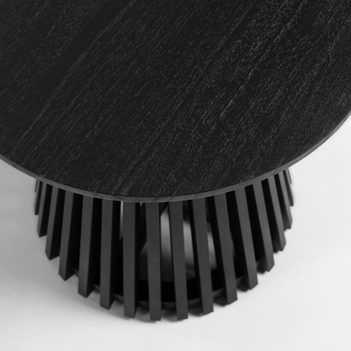 Kave Home Jeanette Bijzettafel - Ø 50 cm - Zwart