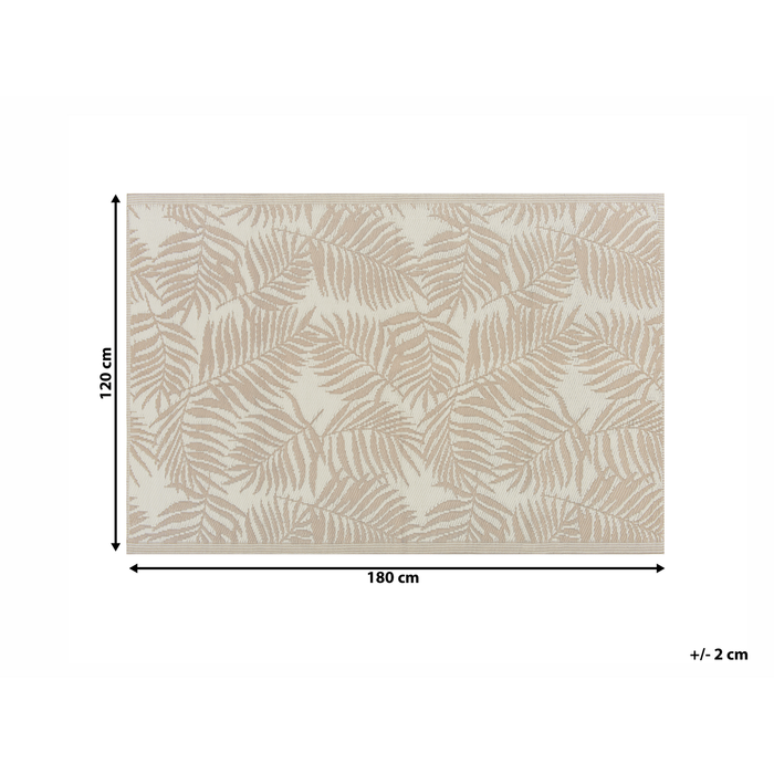 Beliani - KOTA - Outdoor kleed - Roze - 120 x 180 cm - Polypropyleen