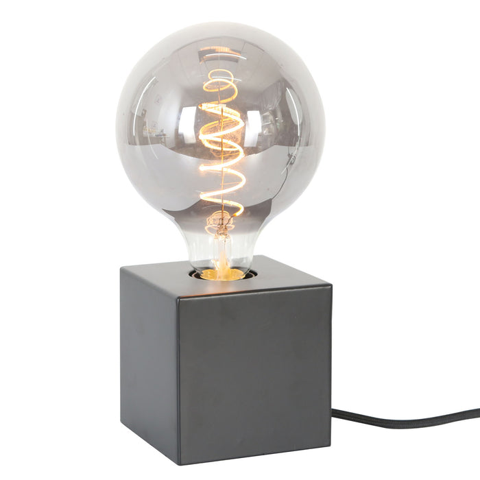 Light & Living Tafellamp Vidar - Zwart + Lichtbron