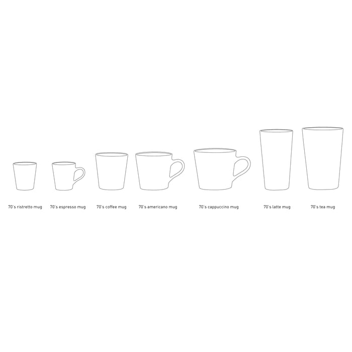 HKliving 70's Latte Macchiato Mok - Set van 2