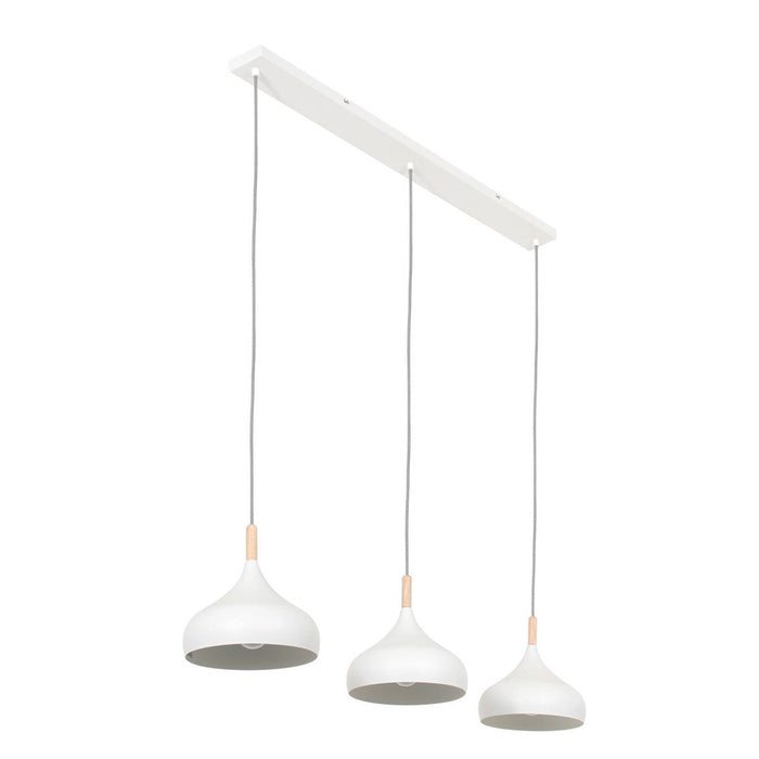Mexlite Hanglamp Bjorr Wit Scandinavisch 3 x E27 fitting