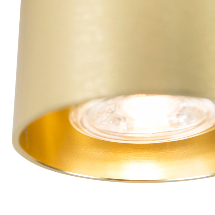 QAZQA Design opbouwspot goud GU10 50mm - Tubo