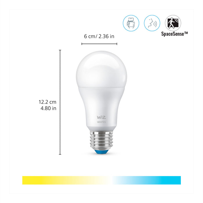WiZ Lamp - Slimme LED-Verlichting - Warm- tot Koelwit Licht - E27 - 6…