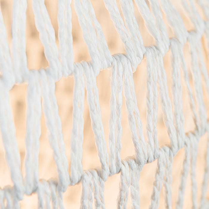 QAZQA Retro hanglamp wit 40 cm - Lina Ball 40