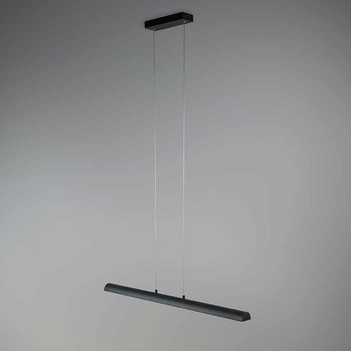 QAZQA Hanglamp zwart met gouden binnenkant incl. LED - Balo 4