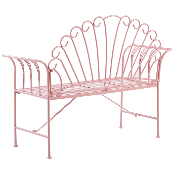 Beliani - CAVINIA - Bistroset voor 2 - Roze - Metaal