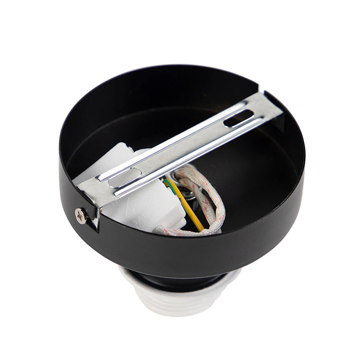 QAZQA Plafondlamp met velours kap taupe met goud 20 cm - Combi zwart