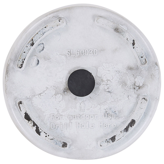 Beliani - LIMENARI - Plantenbak - Wit - 32 cm - Stenenmix