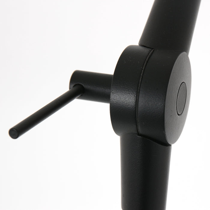 Steinhauer - vloerlamp - Prestige Chic - zwart - linnen metaal -