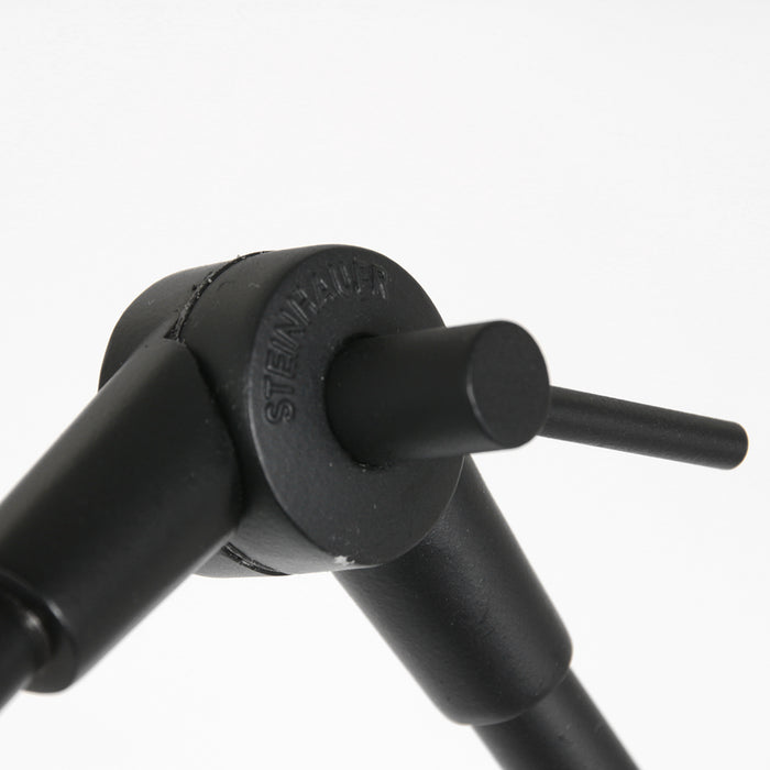 Steinhauer - vloerlamp - Prestige Chic - zwart - linnen metaal -