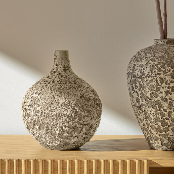 Kave Home Amaranta Vaas Groot - Grijs