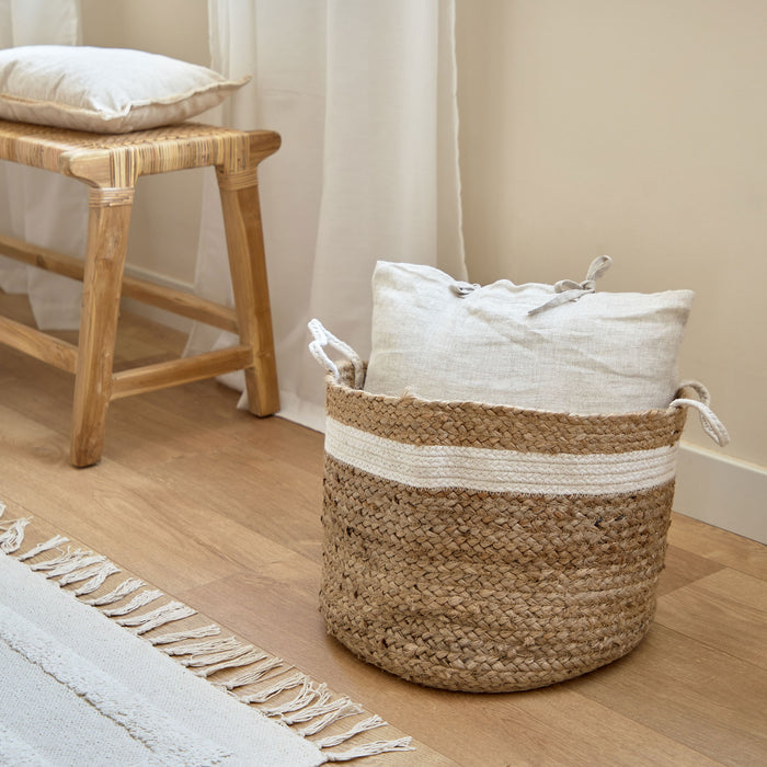 Kave Home Idara Kussenhoes 30 x 50 cm - Wit