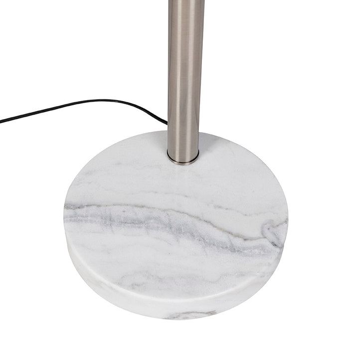 QAZQA Design vloerlamp staal 5-lichts - Sixties Marmo