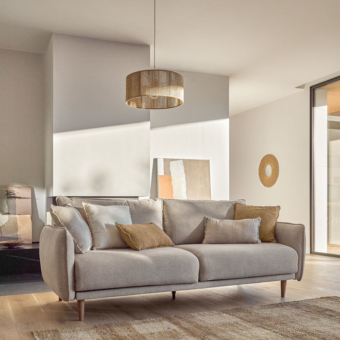 Kave Home Carlota 3-Zitsbank - Beige