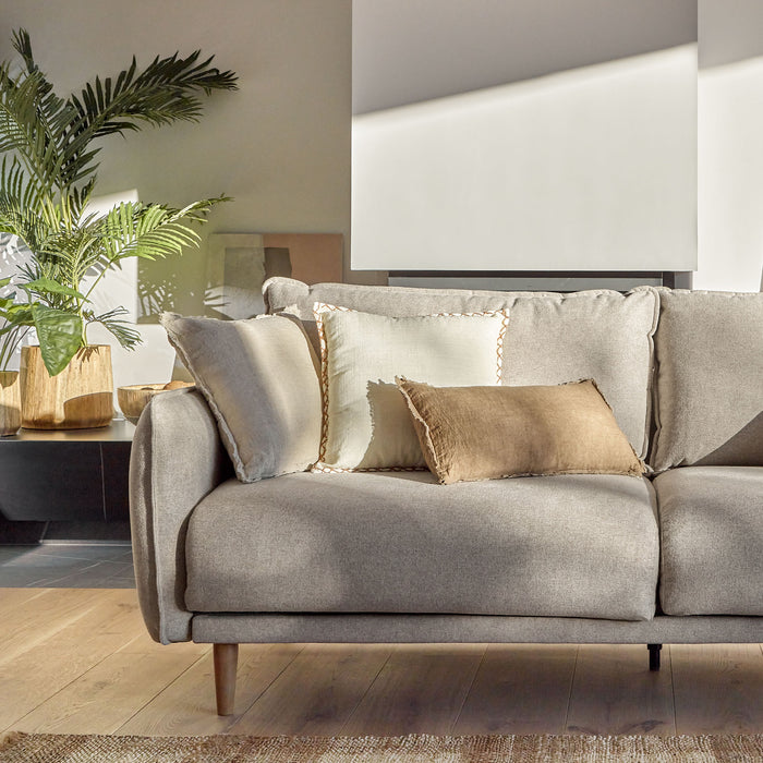 Kave Home Carlota 3-Zitsbank - Beige