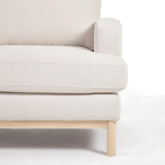 Kave Home Mihaela 3-Zitsbank - Wit