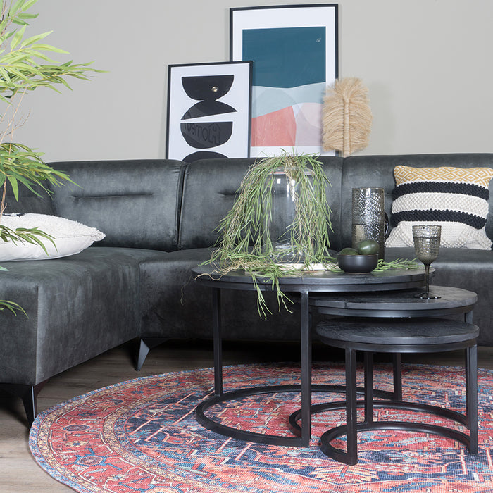 Vloerkleed Heris Red 01 Rond ø200 cm