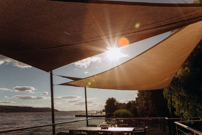 Feel Furniture - Schaduwdoek - Zonwering - Driehoek - 3.6 m - Taupe