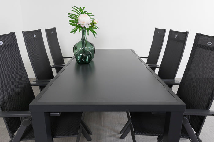 Hartman Aruba|Alma 210 cm. tuinset - 7-delig verstelbaar