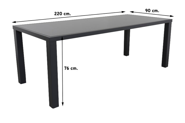 Hartman Aruba|Alma 210 cm. tuinset - 7-delig verstelbaar