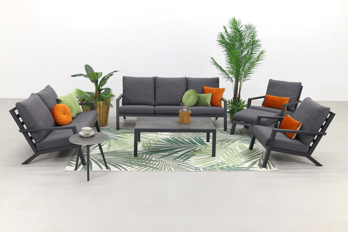 VDG Atlanta loungeset 6-delig - stoelen banken en tafel