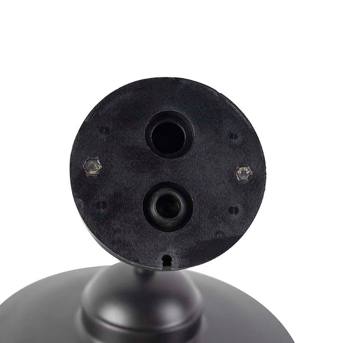 QAZQA Buitenwandlamp zwart met glas IP44 - Munich