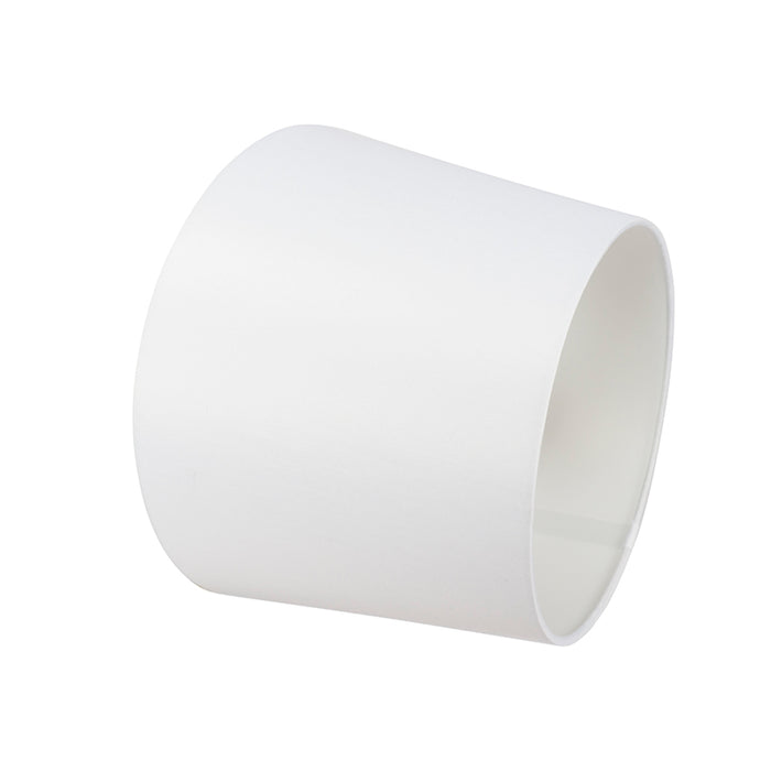 QAZQA Wandlamp staal met witte kap en verstelbare arm - Ladas Deluxe