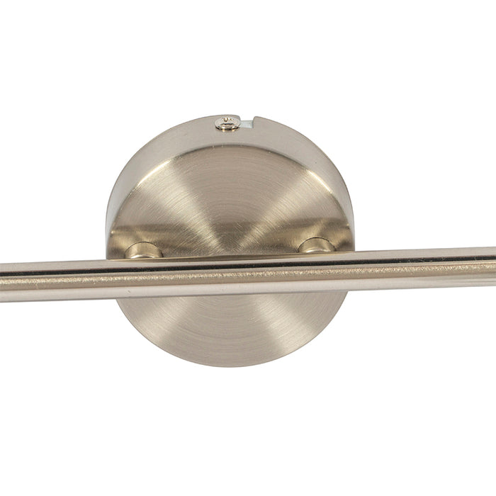 QAZQA Plafondspot staal met witte kap 2-lichts verstelbaar - Hetta