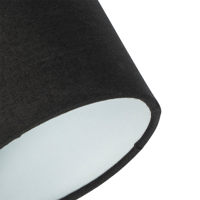 QAZQA Moderne plafondlamp zwart 89,5 cm 4-lichts verstelbaar - Hetta