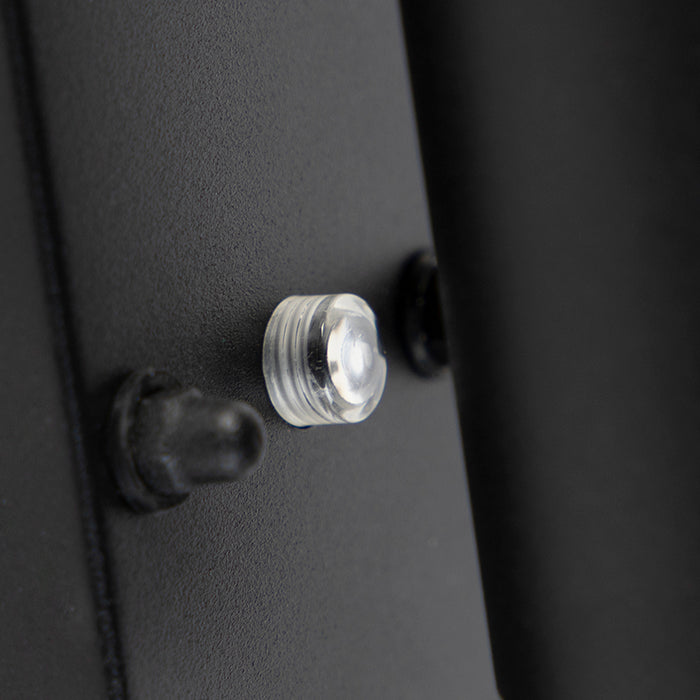 QAZQA Buiten wandlamp zwart 2-lichts IP44 met schemersensor - Duo