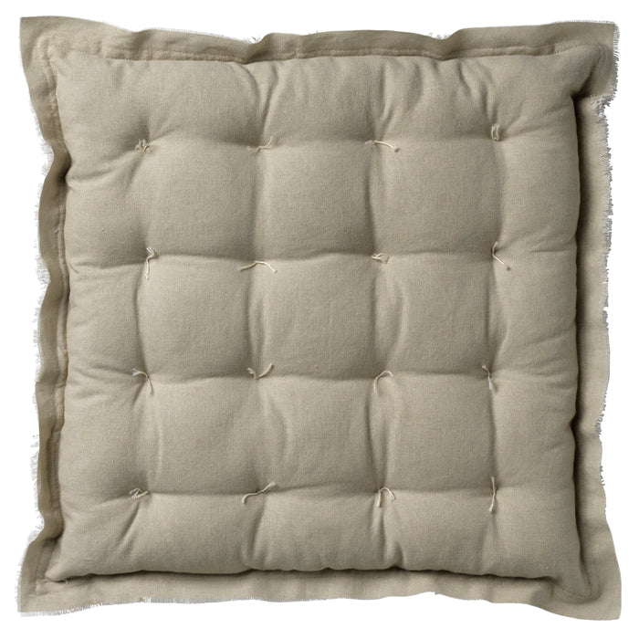 Dutch Decor - BURTO - Stoelkussen van gewassen katoen Pumice Stone 40x