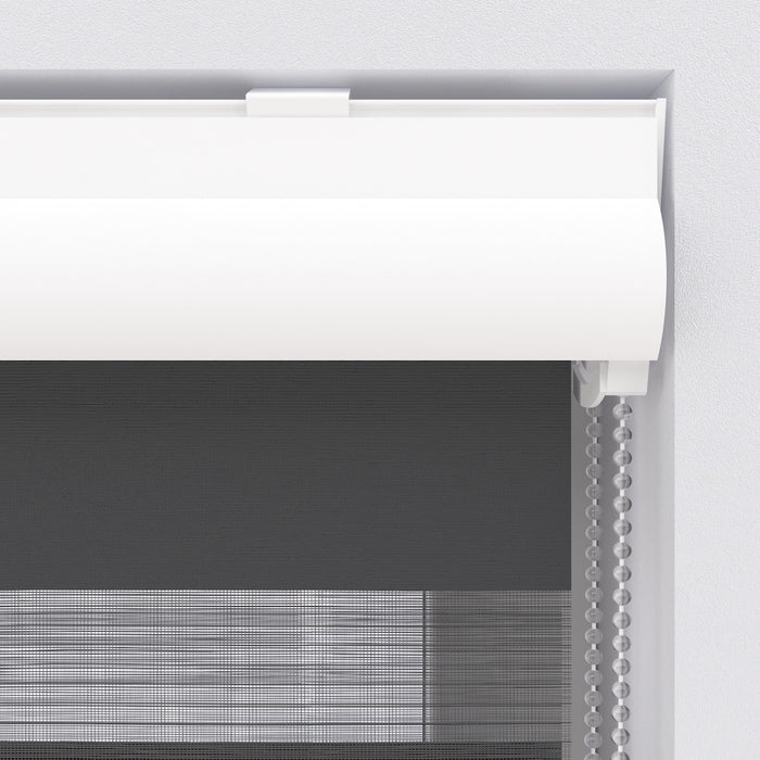 Duo Rolgordijn Splendid Lichtdoorlatend Black 100 x 175 cm