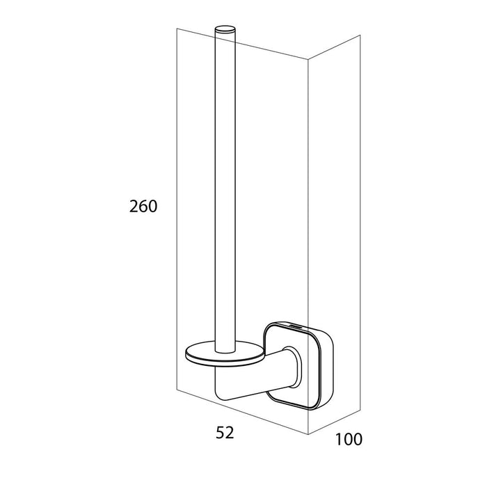 Tiger Carv Reserverolhouder - Zwart