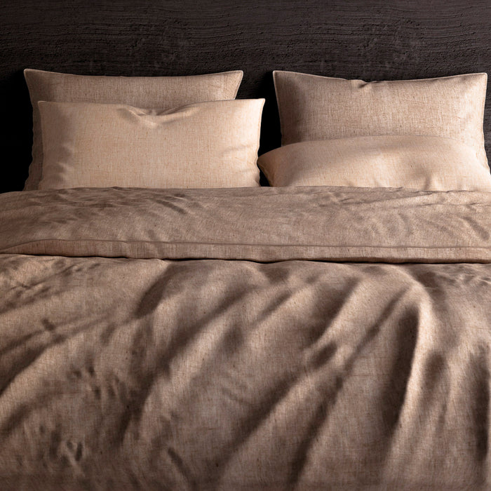 Heckett & Lane Franela Dekbedovertrek 140 x 200TC/220 cm - Taupe