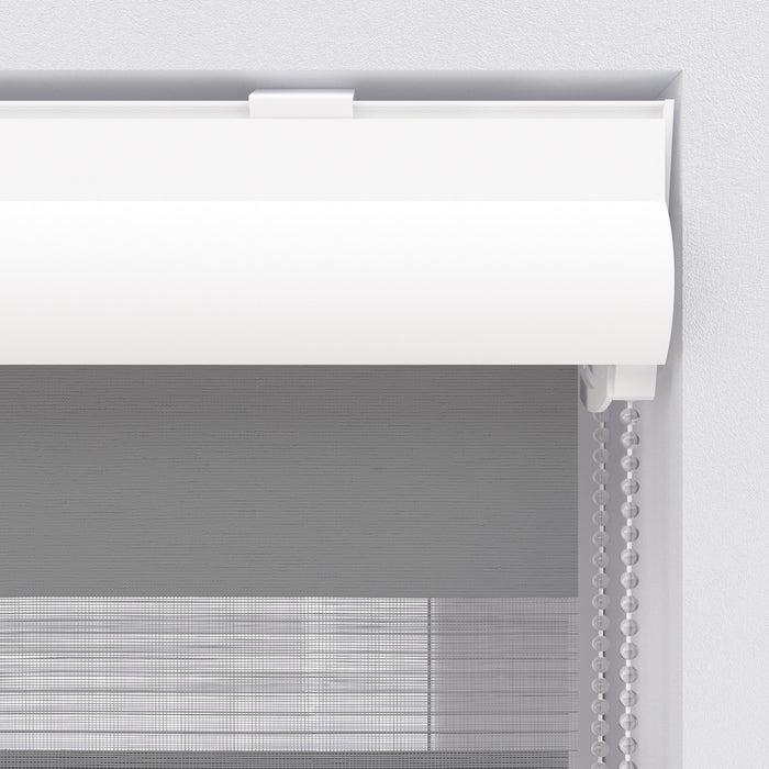 Duo Rolgordijn Splendid - Lichtdoorlatend - Grijs - 200x175 cm