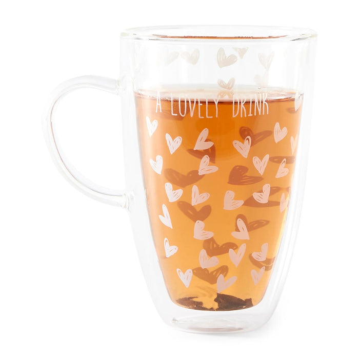 Riviera Maison Lovely Drinks Double Wall Glass L 9x12x12