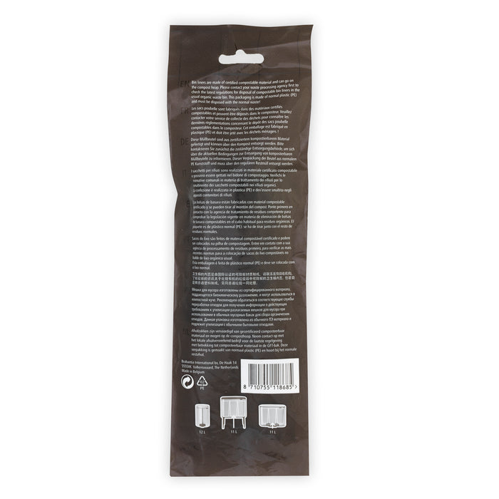 Brabantia Type X PerfectFit Composteerbare Afvalzak 10-12 Liter - 10 zakken
