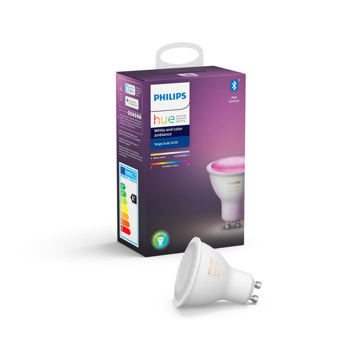 Philips Hue Bluetooth White & Color Ambiance GU10 Lichtbron Single Pack