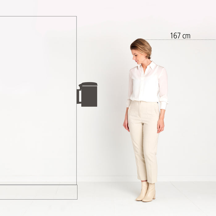 Brabantia NewIcon Wandafvalemmer 3 Liter