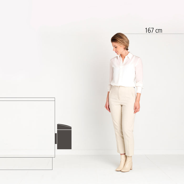 Brabantia Slide Bin Wandafvalemmer 5 Liter Mat