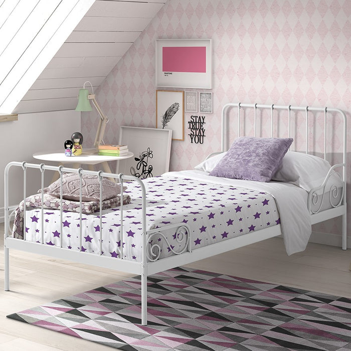 Vipack Alice Eenpersoonsbed 90 x 200 cm - Wit