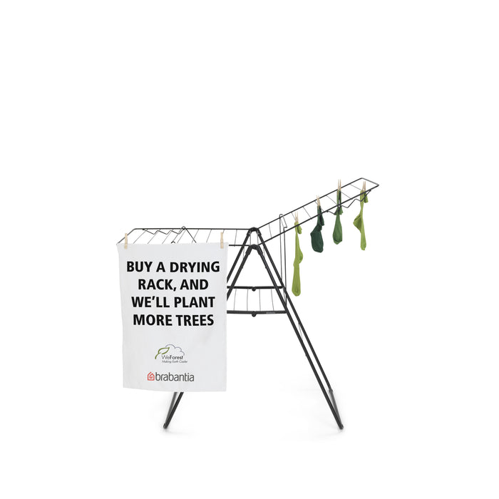 Brabantia HangOn Droogrek 20 Meter - Matt Black