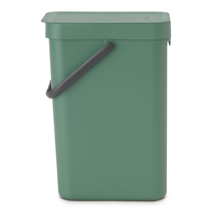 Brabantia Sort & Go Afvalemmer / Opberger 12 L - Groen