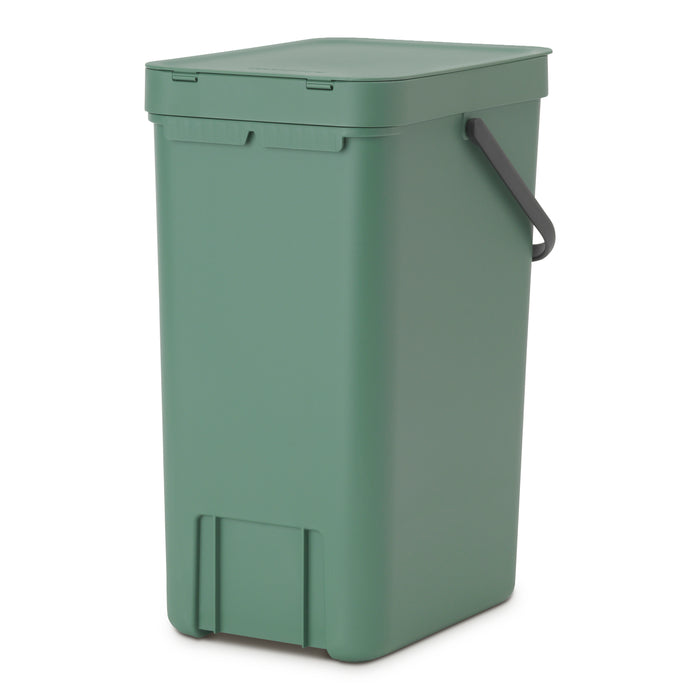 Brabantia Sort & Go Afvalemmer / Opberger 16 Liter - Groen