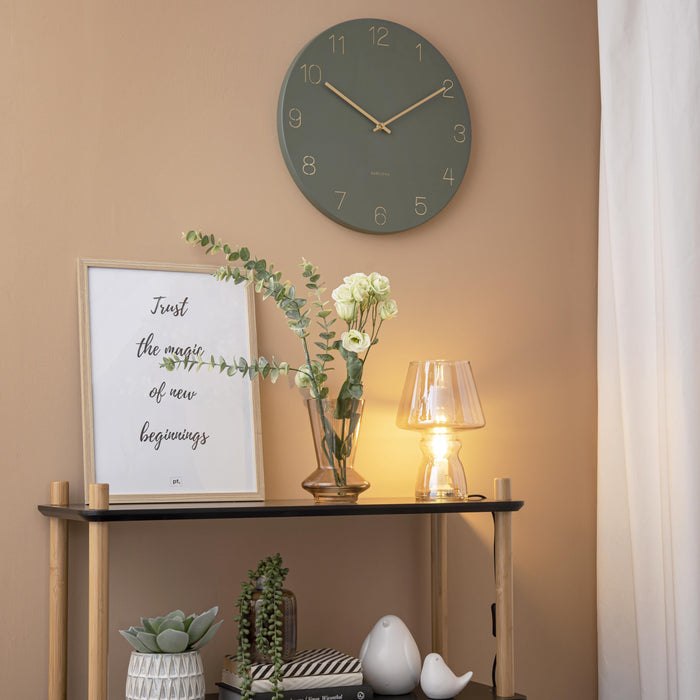 Karlsson Wandklok Charm - Groen