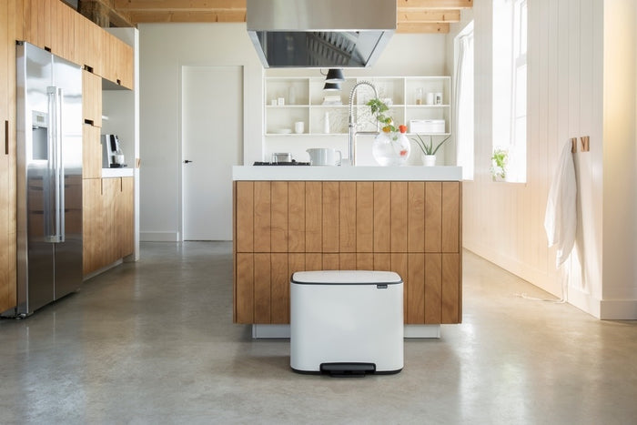 Brabantia Bo Pedaalemmer 11 + 23 L - Wit