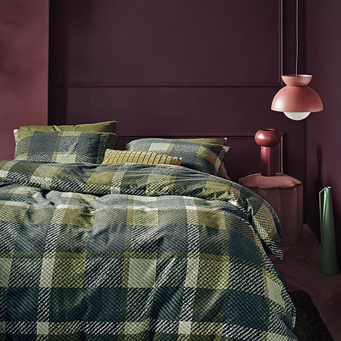 Beddinghouse Marnix Dekbedovertrek 200 x 200/220 cm - Groen