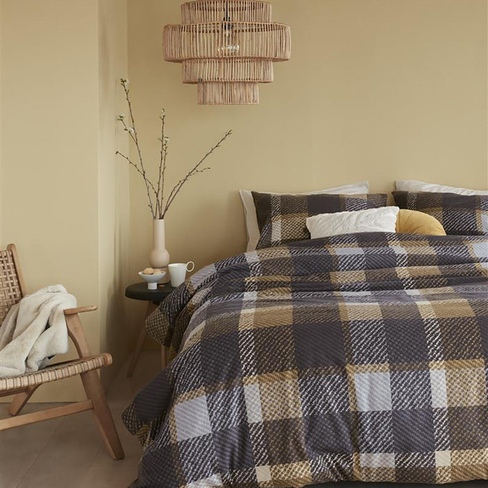 Beddinghouse Marnix Dekbedovertrek 140 x 200/220 cm - Grijs