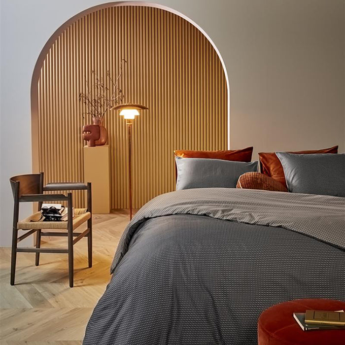 Kardol Richmond Dekbedovertrek 200 x 200/220 cm - Antraciet