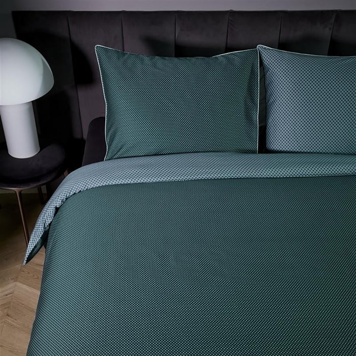 Kardol Richmond Dekbedovertrek 140 x 200/220 cm - Blauw/groen